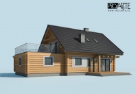 TRYPOLIS 3 projekt domu z bali drewnianych. Obraz #8