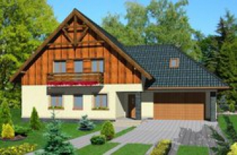 IRYS 17-30 wersja C z podwójnym garażem poszerzony