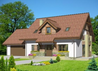 SŁONECZNIK wersja D bez garażu