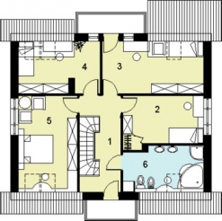 WIERZBA wer. C z poj. gar. z boku, schody proste