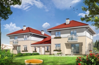 SIELANKA 2 35st. wersja B z podwójnym garażem