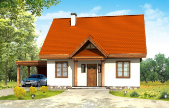 GIENIA wersja C bez gar., strop Teriva paliwo stałe