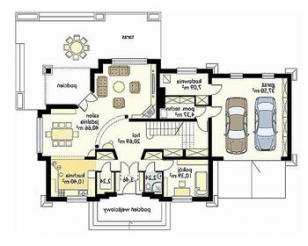 AGATKA wersja B dach 32 stopnie paliwo stałe