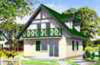 CYPRYS 2 wersja B z podwójnym garażem paliwo stałe