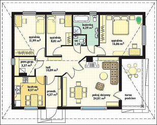 SOSENKA 1 energo+ wersja A bez garażu