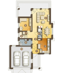 Dom w krasnokwiatach