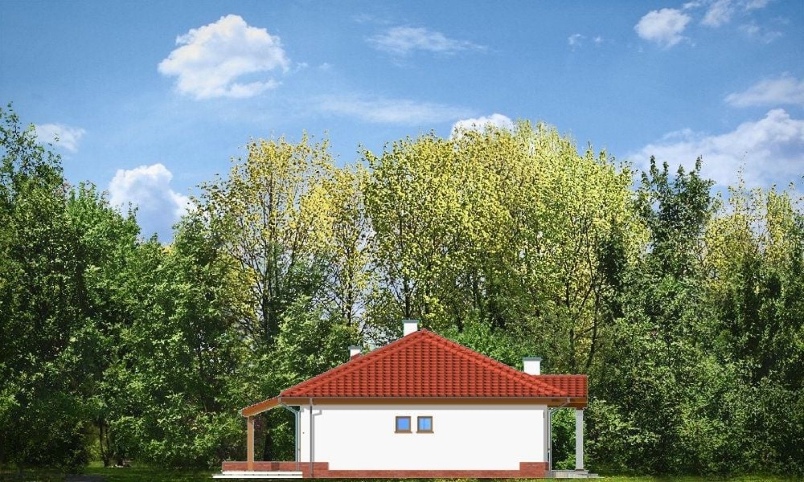 Cztery kąty - elewacja