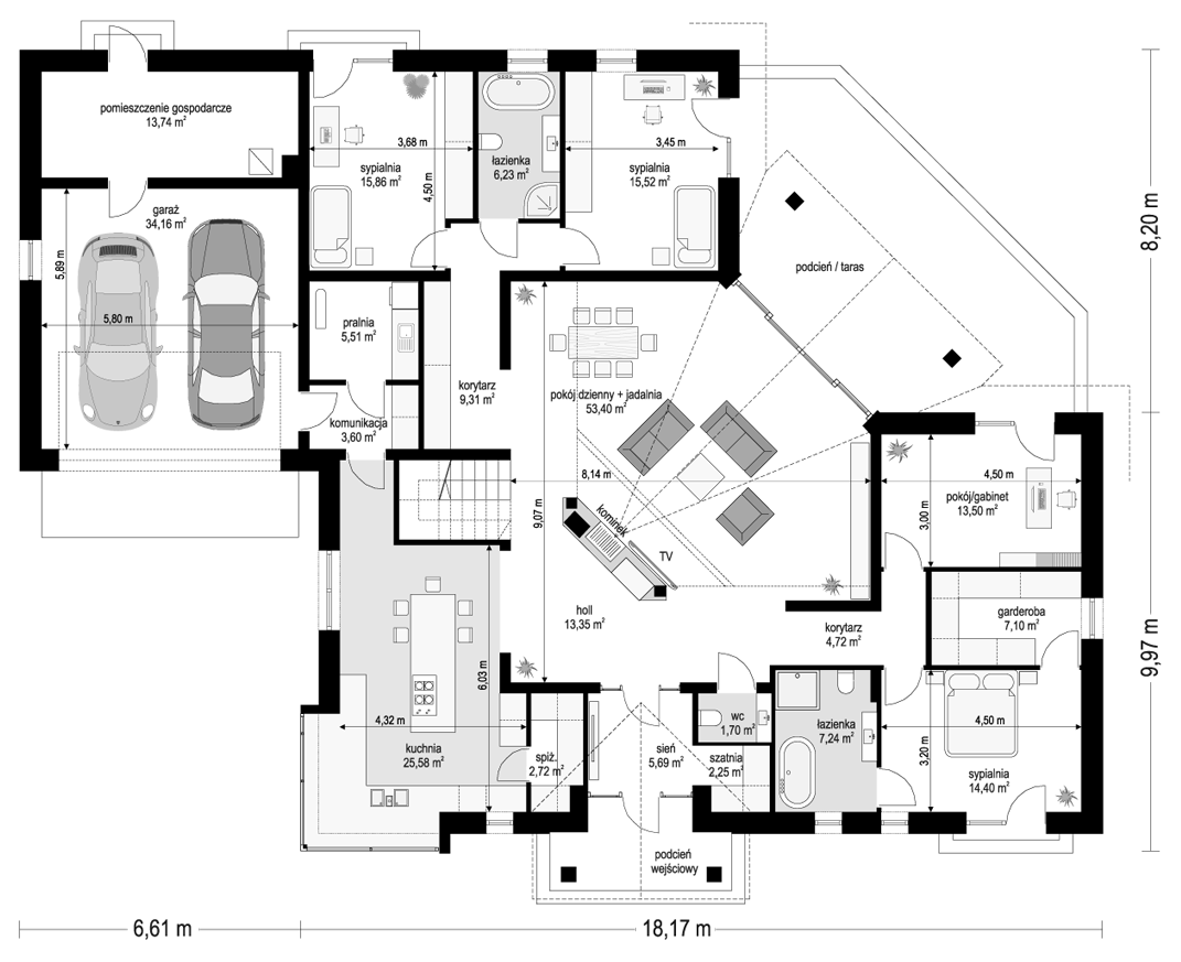 Willa Parkowa 6 modern A. Obraz #9